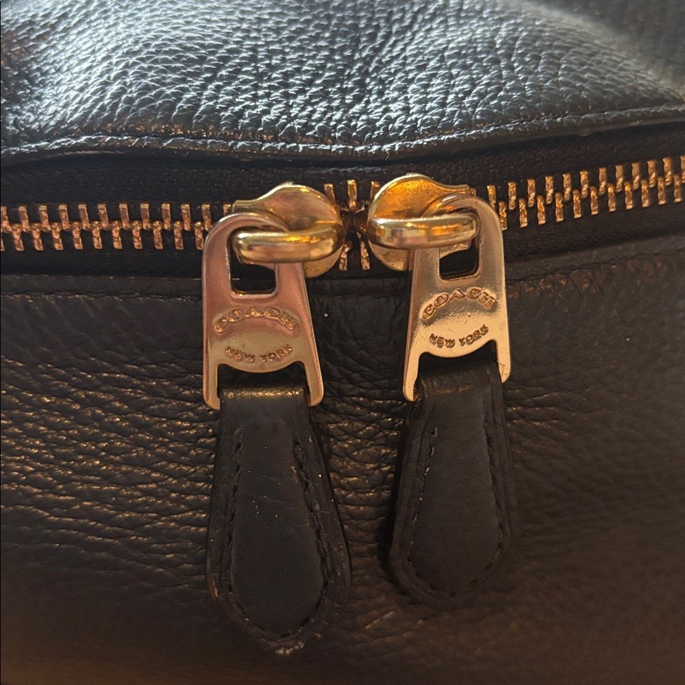 Coach Leather Backpack - image 3